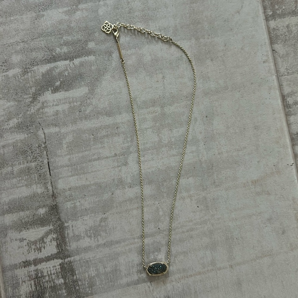 Gold and gray Kendra Scott necklace